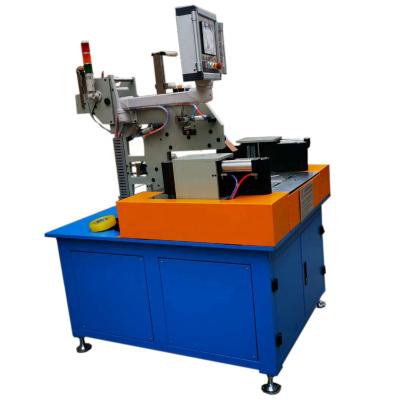 China Industrial Automatic Warning Buckle PLC Cooper Small Size Wire Coil Wrapping Cable Wrapping Machine for sale