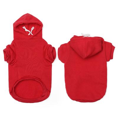 China Stocked Custom Wholesales Dog Clothes Plain Blank Dog Hoodie Pet Clothes Design Dog Clothes Pet for sale