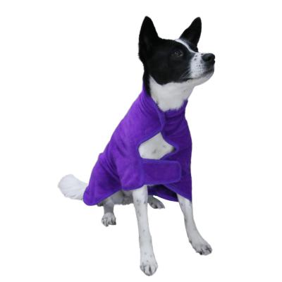 China Stocked Luxury High Quality OEM Dog Clothes Pet Clothes Bulk Dog Bathrobe for sale