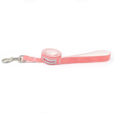 China New arrival DETACHED dog bamboo leash solid color dog leash environmental protection pink fiber dog collar wholesale for sale