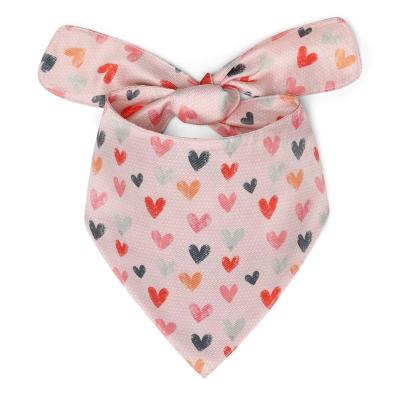 China Fashion Hot Sale Stylish Floral Pattern Printing Bandanas Logo Dog Bandanas Scarf Neckerchief Custom Made Dog Pet Bandana OEM for sale