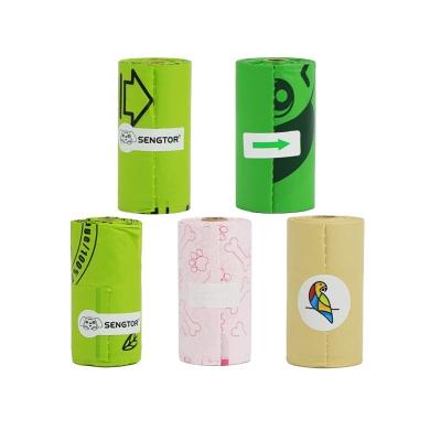 China Non-Toxic Viable OEM Biodegradable Plastic Dog Poop Bag Eco-Friendly Waste Bag Dog Poop Bags Pet Supplies for sale