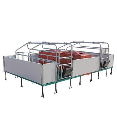 China Pig Farm Sale Made In China Hot Dip Galvanized Pig Cage Hog Limit Bar Pig Cages for sale