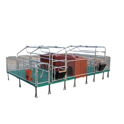 China Sow Birthbed Farrowing Animal Farm Raising Equipment Cast Iron Pig Pen Sow Farrowing Crate For Sale Pig Cage With Pig Obstetrics Table for sale