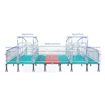 China Hot Galvanized Farrowing Fence Pig Sow Crates Equipment Farrowing Crates for sale