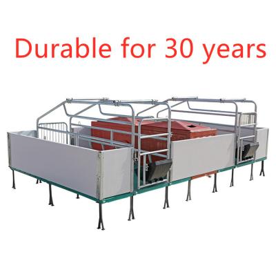 China Pig Farm Hog Equipment For Pig Farrowing Galvanized Pig Pen Farrowing Crate Long Time Service For Farms for sale