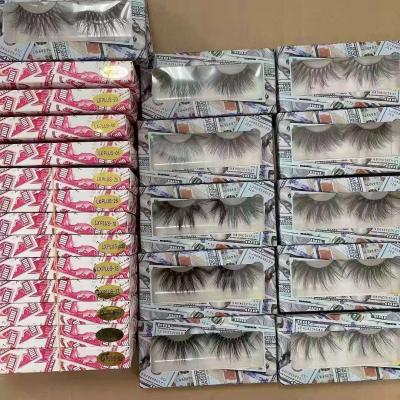 China 25-30 times 5D 3D Mink Eyelashes Siberian Mink False lashes strip eyelashes wholesale for sale