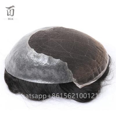 China Wholesale Malaysian Human Hair Wig 100% Natural Virgin Human Hair Full Lace Human Hair Toupee For Men Hairloss for sale