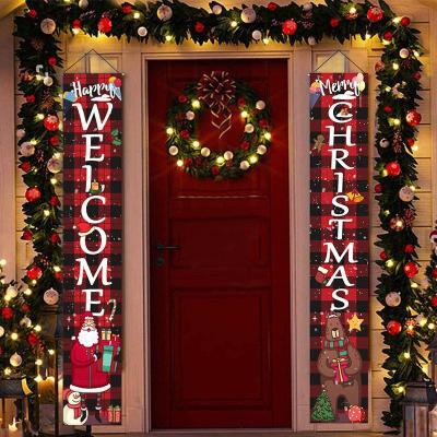 China Custom New Healthcare Institutes Healthcare Institutes Christmas Banner Garage Door Garage Door Banner Halloween Christmas Banner for sale