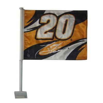 China Sports Car Flag For Car Sports Car Flag For Car Low Price Flags Polyester Custom Hand Stick Flags for sale