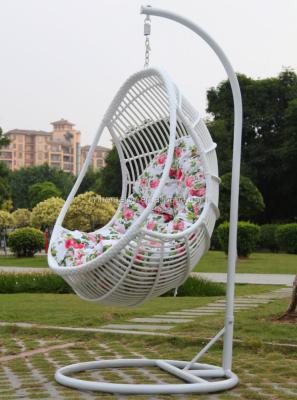 China All Weather Furniture Factory Direct Egg Shape Swing Chair for sale