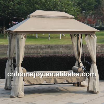 China Outdoor Furniture Luxury Outdoor Patio Swing Bed With Mosquito Nets for sale