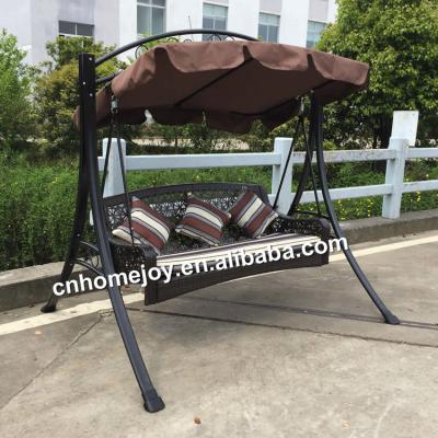 China Outdoor furniture high quality 3 seater swing chair, plastic swing seat, adult swing seat for sale