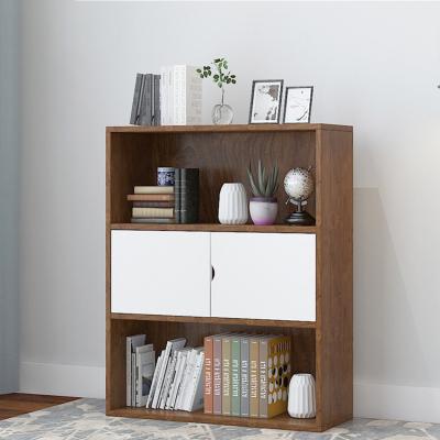 China (Size)Adjustable Custom Minimalist Home Shelf With Storage Living Room Wooden Multifunctional Bookcase for sale