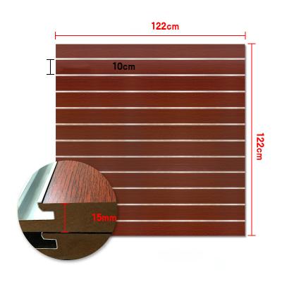 China Factory wholesale moisture proof groove board MDF slatwall panel for sale for sale