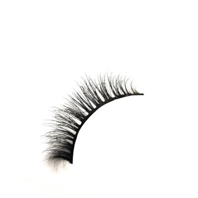 China Natrual Long Lashes Bulk Wholesale 100% Mink Fur Eyelashes Wispy Mink Lashes Strip Lashes 10mm Mink Mashes for sale