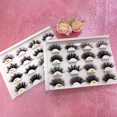 China Long False 30mm Good Quality Silk Mink False Eyelash Natrual Eyelashes 25mm 3d Highlights for sale