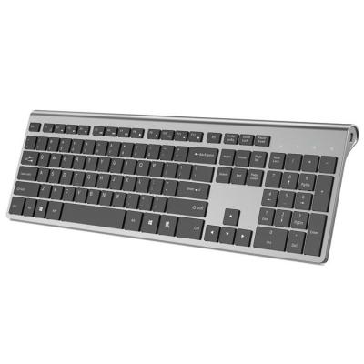 China Original Rechargeable Wireless Keyboard 2.4Ghz Compatible Wireless Portable Keyboard for sale