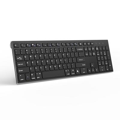 China Factory Direct Selling Super Slim Wireless Keyboard 2.4GHz Wireless Keyboard for Home Office Gamer for sale