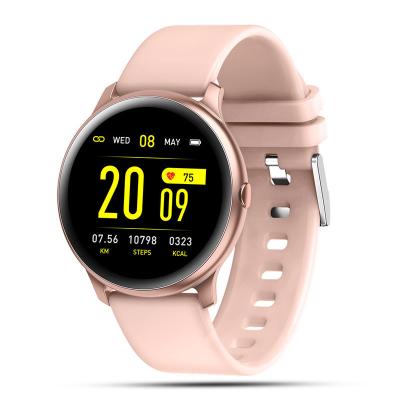 China Touch Screen Reloj Smart Watch KW19 Heart Rate Monitor Blood Pressure Music Fitness Wristband Sport Smartwatch for xiaomi IOS 2021 for sale