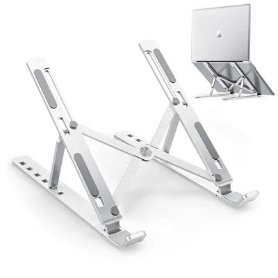 China (Size)laptop_stand 2021 17 inch portable foldable stand aluminum adjustable foldable for laptop for sale