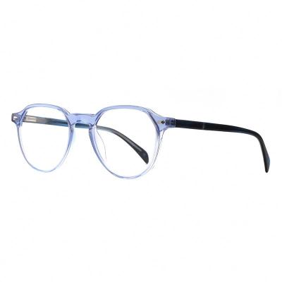 China 2021 New Arrival Fashionable High Quality Vintage Optical Frame Ladies Round Optical Frames Glasses Shape ECO Acetate Optical Frame for sale