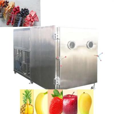 China Industry Vacuum Freeze Dryer Machine Strawberry Fruit And Vegetable 120Kw 25kg / Batch zu verkaufen