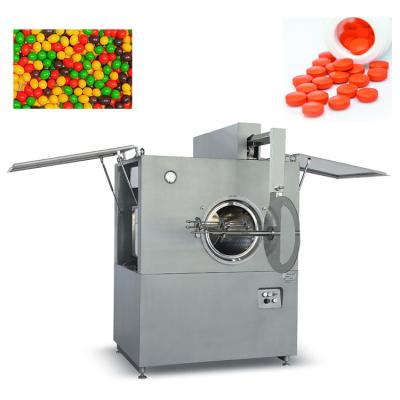 China Sugar Tablet Granule Film Coating Laminating Machine Heat Transfer for sale