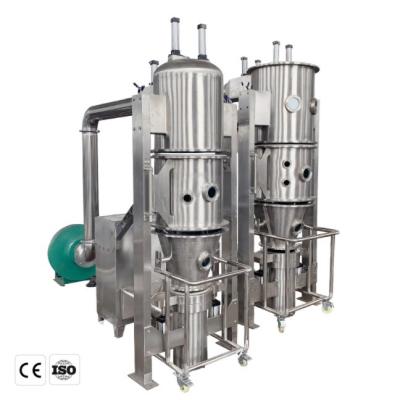 China Medicine Vertical Fluid Bed Dryer 100kg/Batch For Hotels Farms for sale