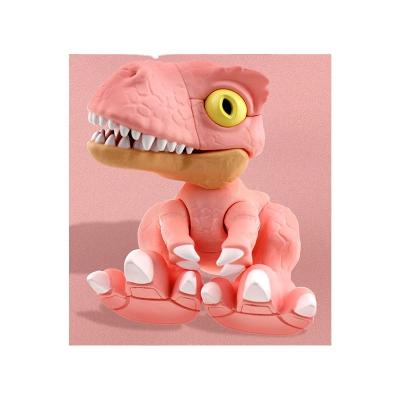 China Creative Dinosaur Border Toy Kids Gift Rex Doll Ornament Joint Movable PVC Tyrannosaurus Amazon for sale