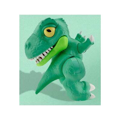 China PVC Jurassic World 10 Color Variable Shape Tyrannosaurus Rex Children's Dinosaur Toy Ornament for sale