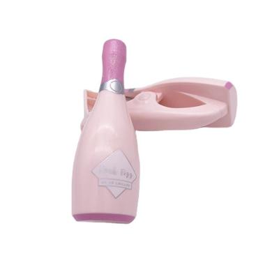 China Wholesale Custom Bathroom Pattern Stain Champagne Bottle Beach Towel Clip Bath Towel Clip for sale