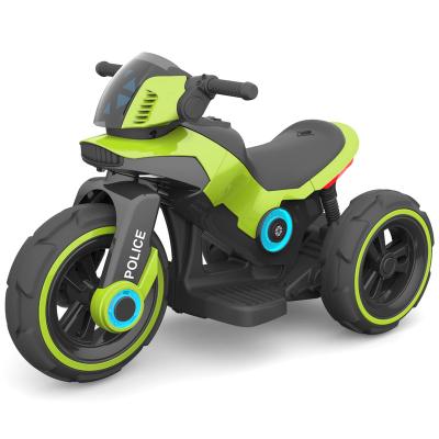 China Ride On Toy Car Child Electric Motorcycle Toy Red White Blue Color Plastic Children Music Light Story For3-8 Years for sale