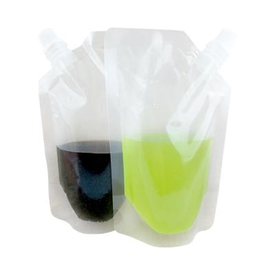 China New Arrival Beverage Juice Milk Water Wine Beer Stand Up Pouch Spout Plastic Bag For Beverage Juice Milk Water Beer Food Grade for sale