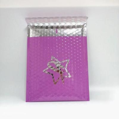 China Heavy Duty Packaging Mailing Envelope Bag Custom 4x8 Mailing Logo Printed Holographic Poly Bubble Mailer for sale