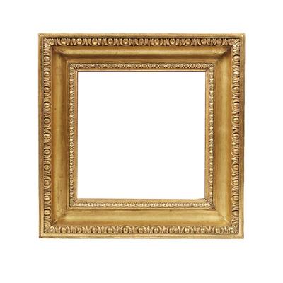 China High-end intricate large-size exhibition pure solid wood museum frame retro European classic gold leaf frame oil painting frame pure hand-carved for sale