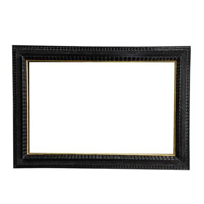 China High-end intricate large-size exhibition pure solid wood museum frame retro European classic gold leaf frame oil painting frame pure hand-carved for sale