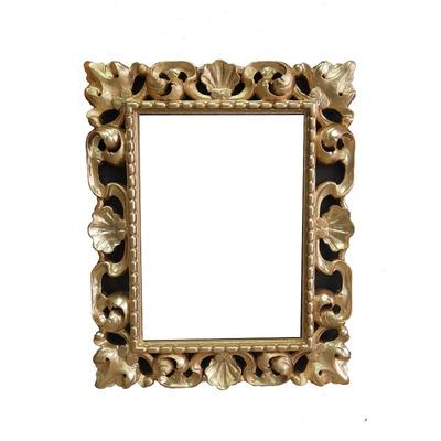 China European-style hollow high-end custom high-end custom aged classic gold leaf art photo photo frame retro old picture frame museum hanging picture frame for sale