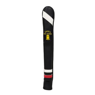 China Durable Golf Stick Cover Premium Leather Perfect Cover For Alignment Sticks Dollar Design Sticks Holder Classic Golf Club Protector for sale