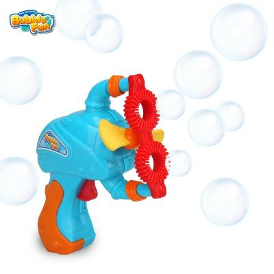 China Portable Electric Plastic Mini Hand-Held Machine Bubble Gun Low Noise Motor for Kids Non-Toxic Bubble Blower with Bubble Solution for sale