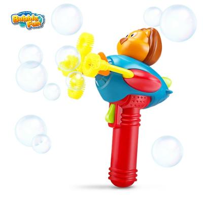 China Low Noise Motor Toy Factories Party Captain Lion Design Electric Gun Toy Play Set Bubble Soap Bubble Memories Makers For Kids for sale