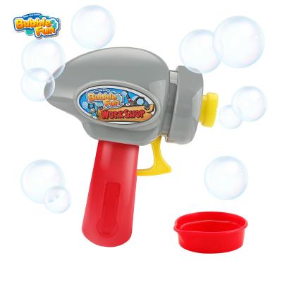 China Friction Bubble Tool Hammer Blowing Design Burbujas For Kids Friction Power Function Bubble Gun With Water 2 Ounce Bubble Solution And Tray Included for sale