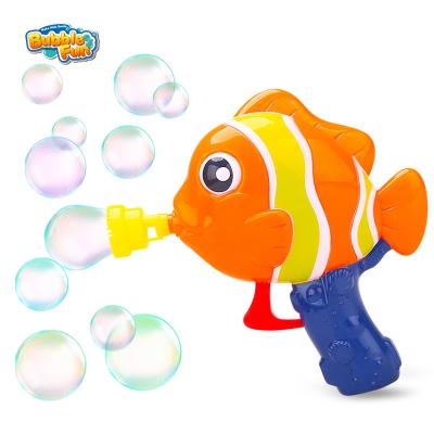 China Viable Clownfish Bubble Gun for Kids Manual Soap Water Bubble Gun Toy, Dip and Blow for Pet Toy Party Activity Interactive for sale