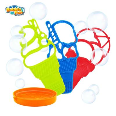 China Soft Material Ice Shaped Bubble Wands Bubble Blowing Toy with 2 Ounce Solution Included, 5Pcs Bubble Stick Set Contains for sale