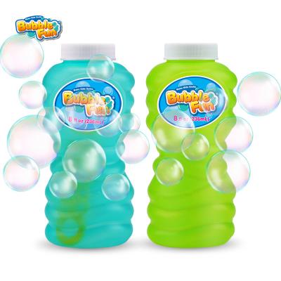 China Indoor Outdoor and Travel Theme Parties Bubbles Water Toy for Kids Portable 8 Ounce Bubble Soap Solution Bubble Bottle Non-Toxic with Stick Included for sale