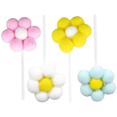 China Cake Decortion Flower Cupcake Cake Toppers For Wedding Birthday Baby Shower Party Decorations for sale