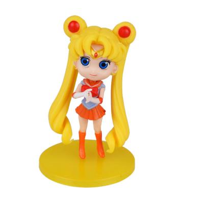 China Amazing Cake Topper Birthday Wedding Party Decoration Sailor Moon Action Figure Gift Toys PVC Figure Toys Birthday For Girls for sale