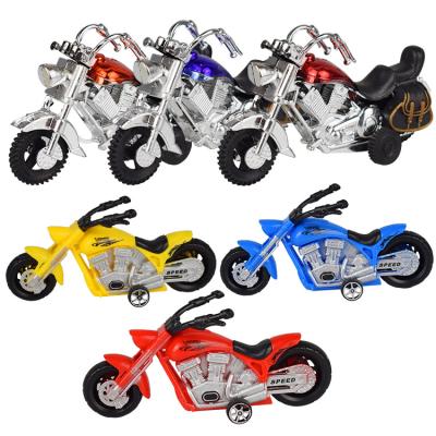 China Multi-colored-Mixed Hot Selling Plastic Die Casting Mini Toy Cake Topper Motorcycle Toy Birthday Cake Decoration for sale