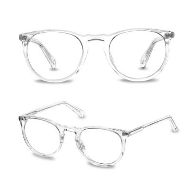 China For Glasses Frame New Blue Light Blocking Acetate Optical Eyeglasses Clear Frame Glasses for sale