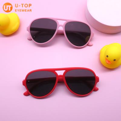 China Fashion Sunglasses Boy Girl Infant Kids 2021 Luxury Rubber Flexible Sun Glasses Summer Baby Sun Glasses Shades Uv400 for sale